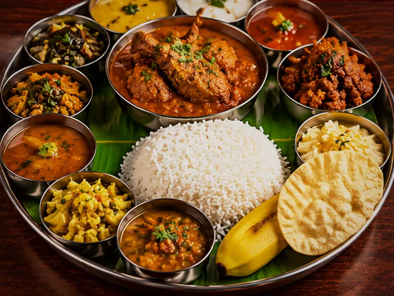Andhra Kodi Curry Bhojanam