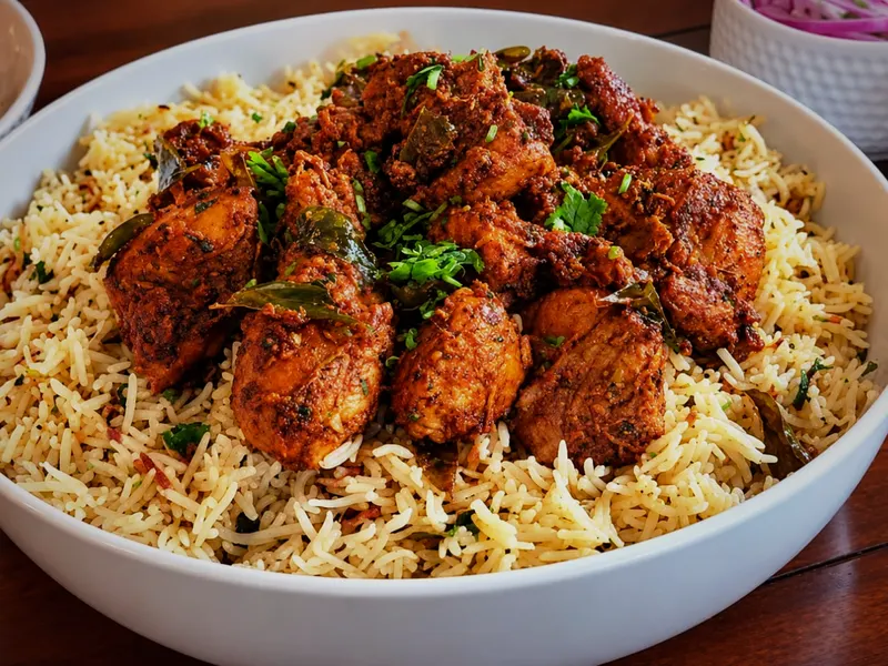 Andhra Kodi Vepudu Biryani