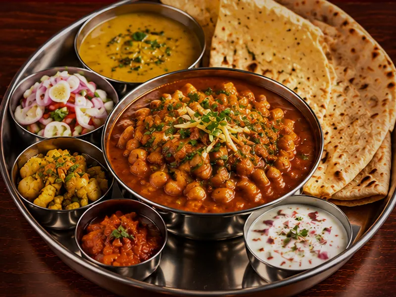 Chana Masala & Chapati Set