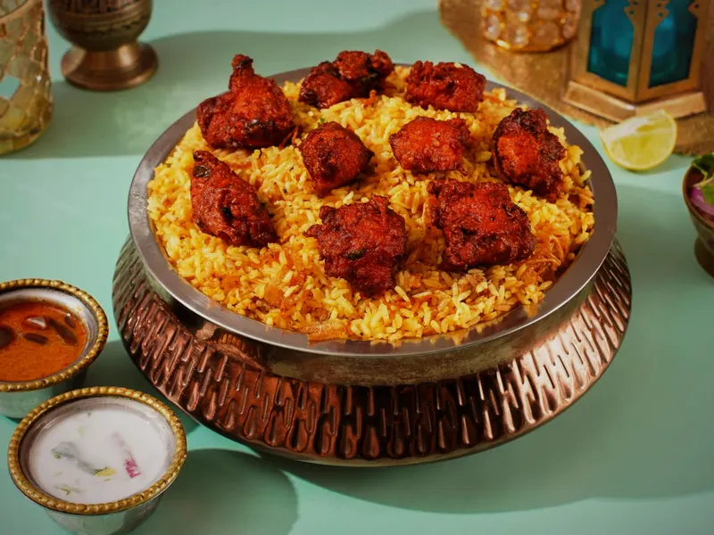 Chicken 65 Fry-Piece Biryani