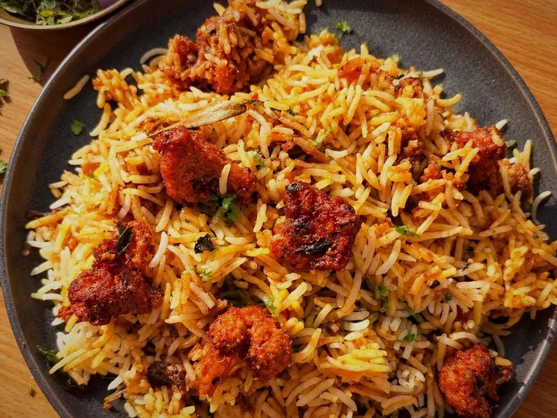 Gobi 65 Fry-Piece Biryani