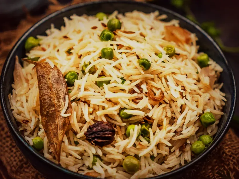 Green Peas Pulao
