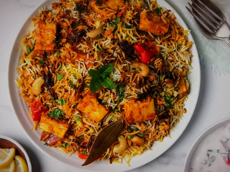 Karam Podi Paneer Fry Biryani