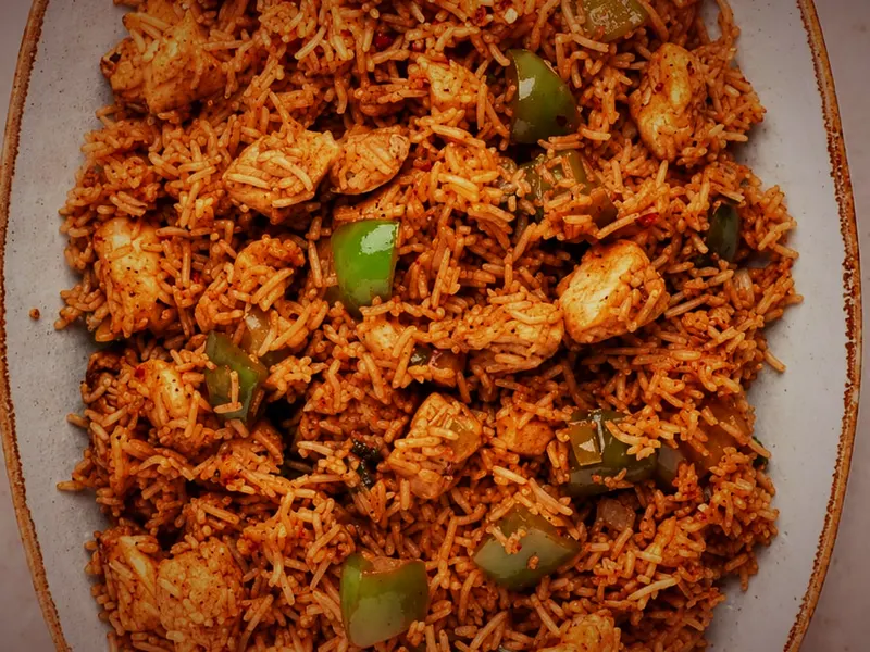 Schezwan Chicken Fried Rice